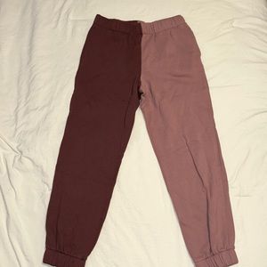 Tilly’s Split Color Sweatpants
